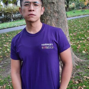 Haringey Pride Purple T-Shirt 1